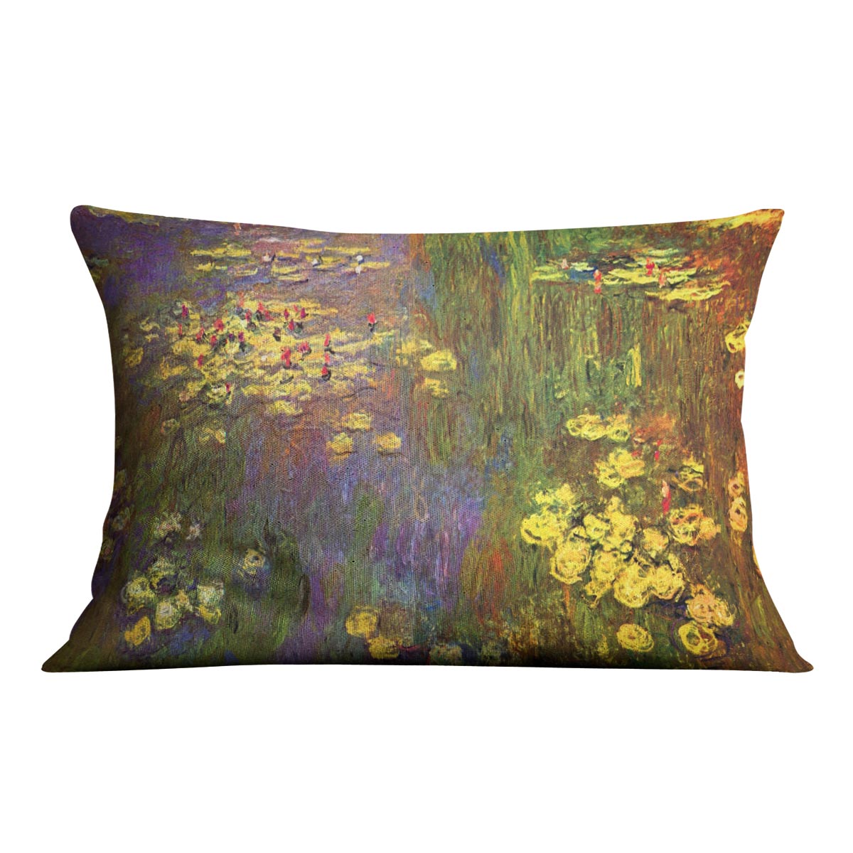 Nympheas water plantes by Monet Cushion