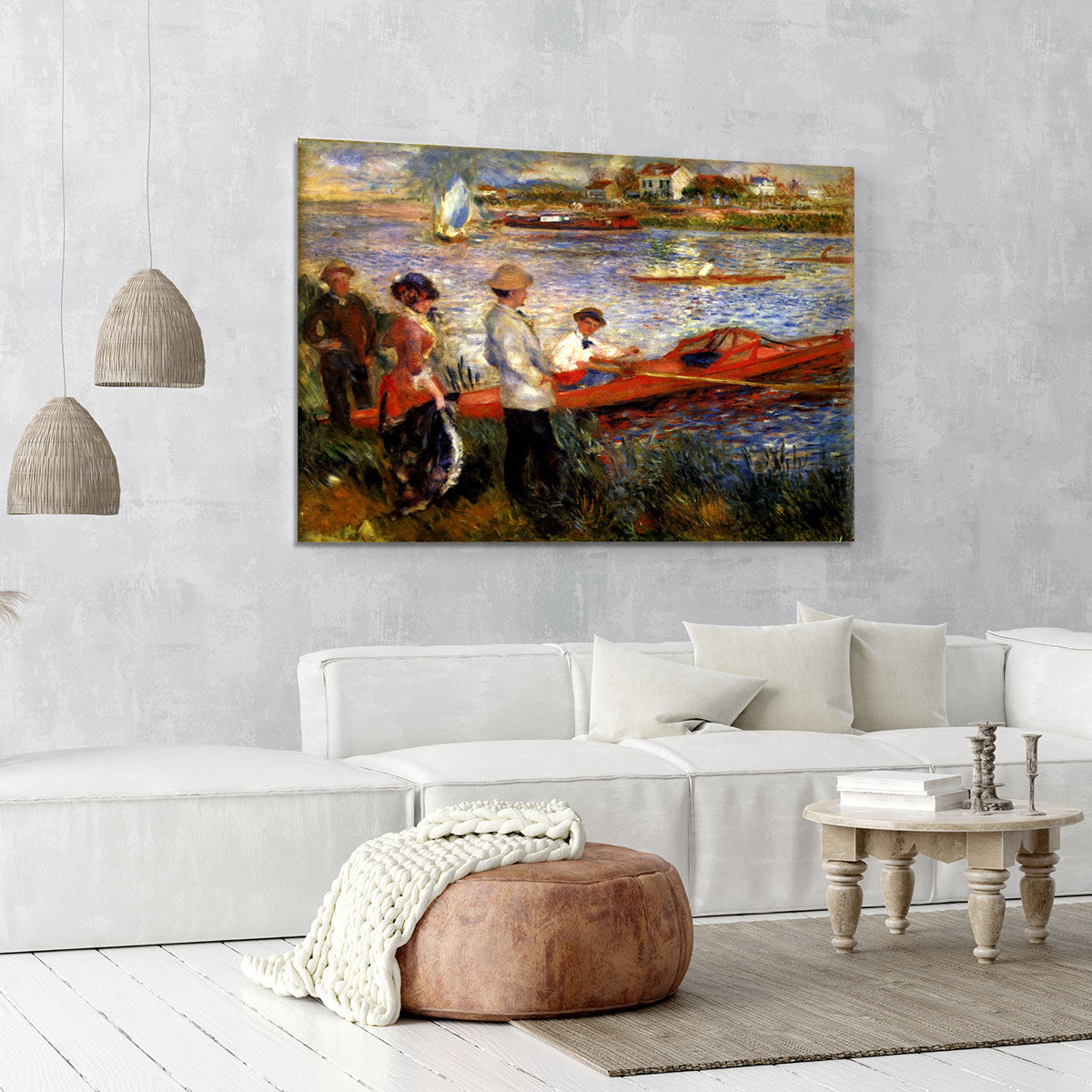 Oarsman of Chatou by Renoir Canvas Print or Poster - Canvas Art Rocks - 6