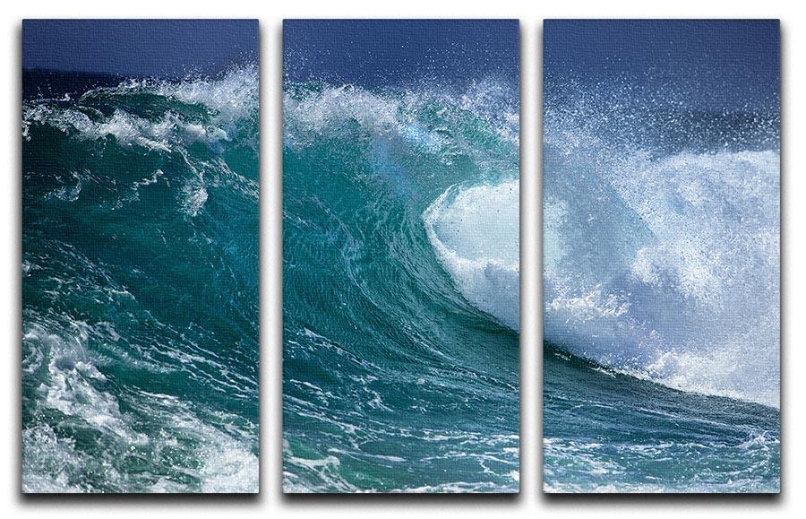 Ocean wave 3 Split Panel Canvas Print - Canvas Art Rocks - 1
