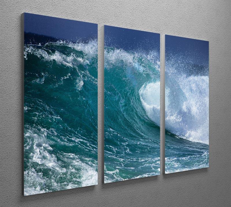 Ocean wave 3 Split Panel Canvas Print - Canvas Art Rocks - 2