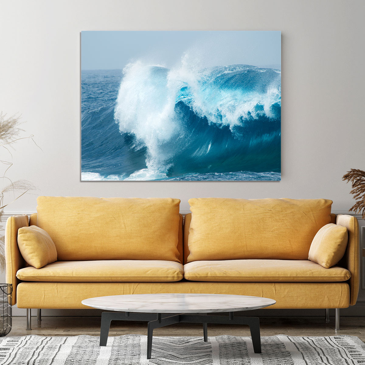 Ocean waves breaking natural Canvas Print or Poster - Canvas Art Rocks - 4