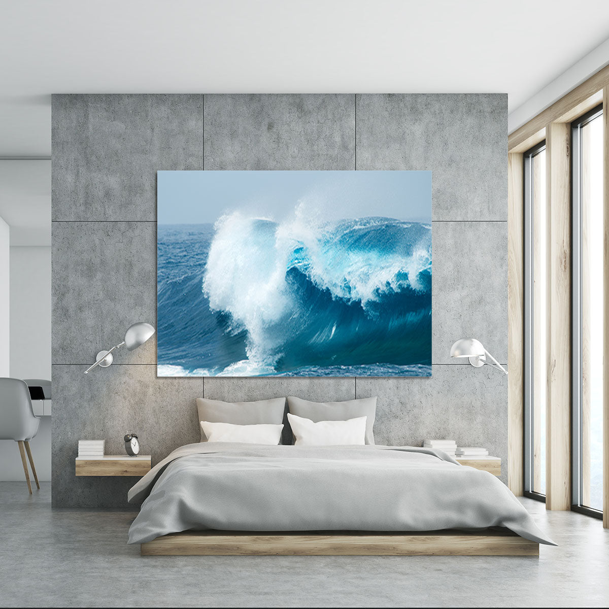 Ocean waves breaking natural Canvas Print or Poster - Canvas Art Rocks - 5