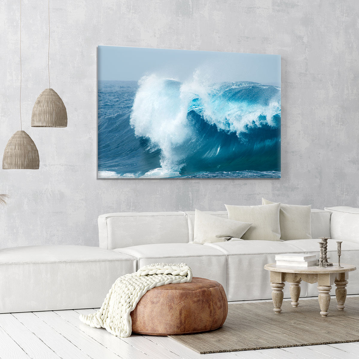 Ocean waves breaking natural Canvas Print or Poster - Canvas Art Rocks - 6