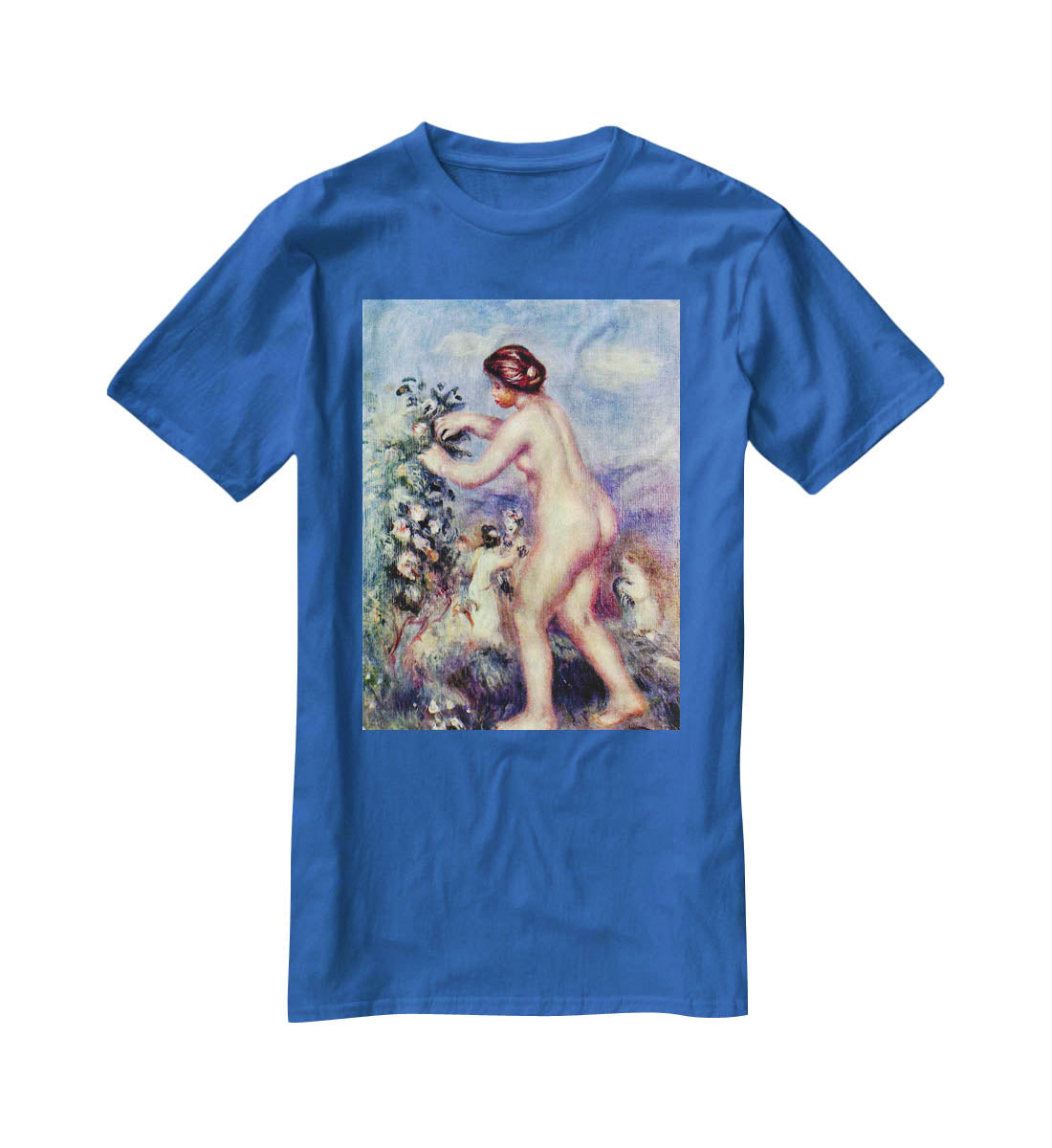 Ode to flower after Anakreon by Renoir T-Shirt - Canvas Art Rocks - 2