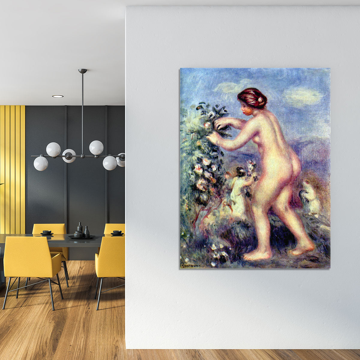 Ode to flower after Anakreon by Renoir Canvas Print or Poster - Canvas Art Rocks - 4