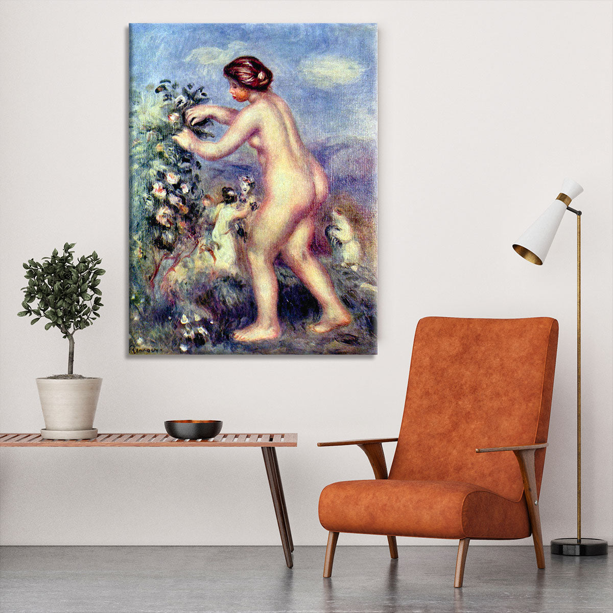 Ode to flower after Anakreon by Renoir Canvas Print or Poster - Canvas Art Rocks - 6