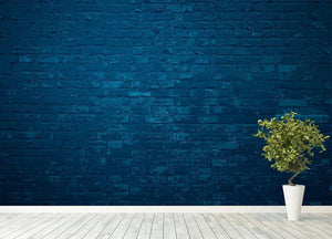 Old dark blue Wall Mural Wallpaper - Canvas Art Rocks - 4