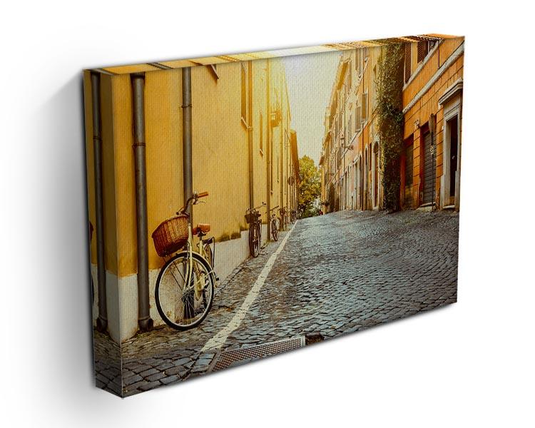 Old street in Rome Canvas Print or Poster - Canvas Art Rocks - 3