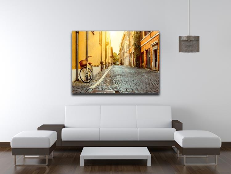 Old street in Rome Canvas Print or Poster - Canvas Art Rocks - 4