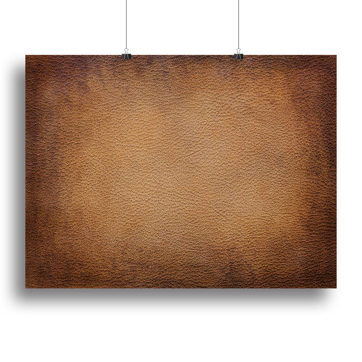 Old vintage brown leather Canvas Print or Poster - Canvas Art Rocks - 2