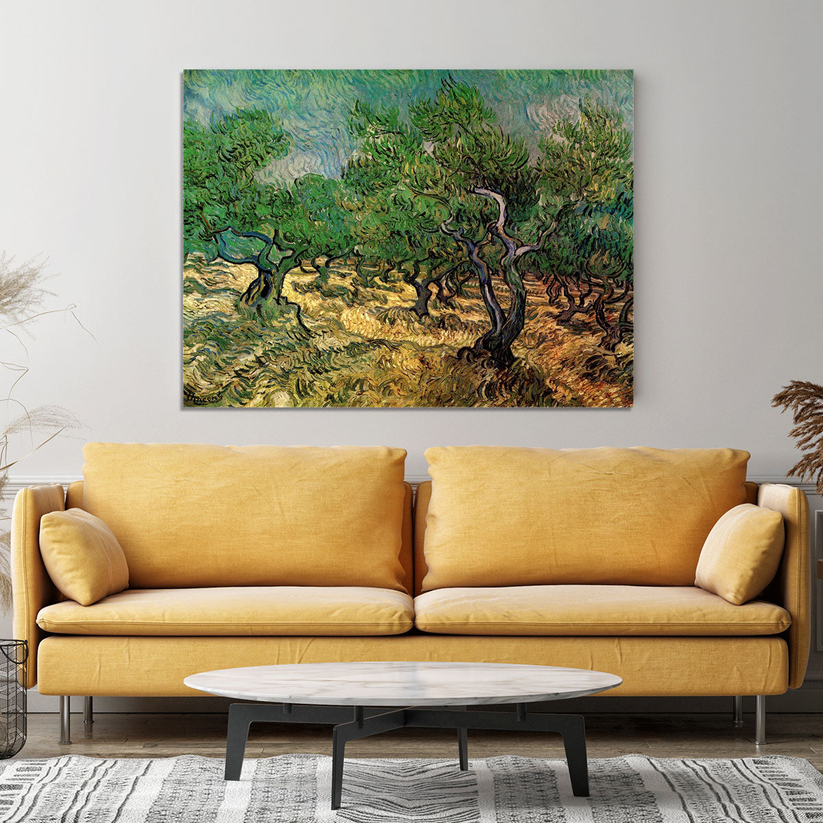 Olive Grove 2 by Van Gogh Canvas Print or Poster - Canvas Art Rocks - 4