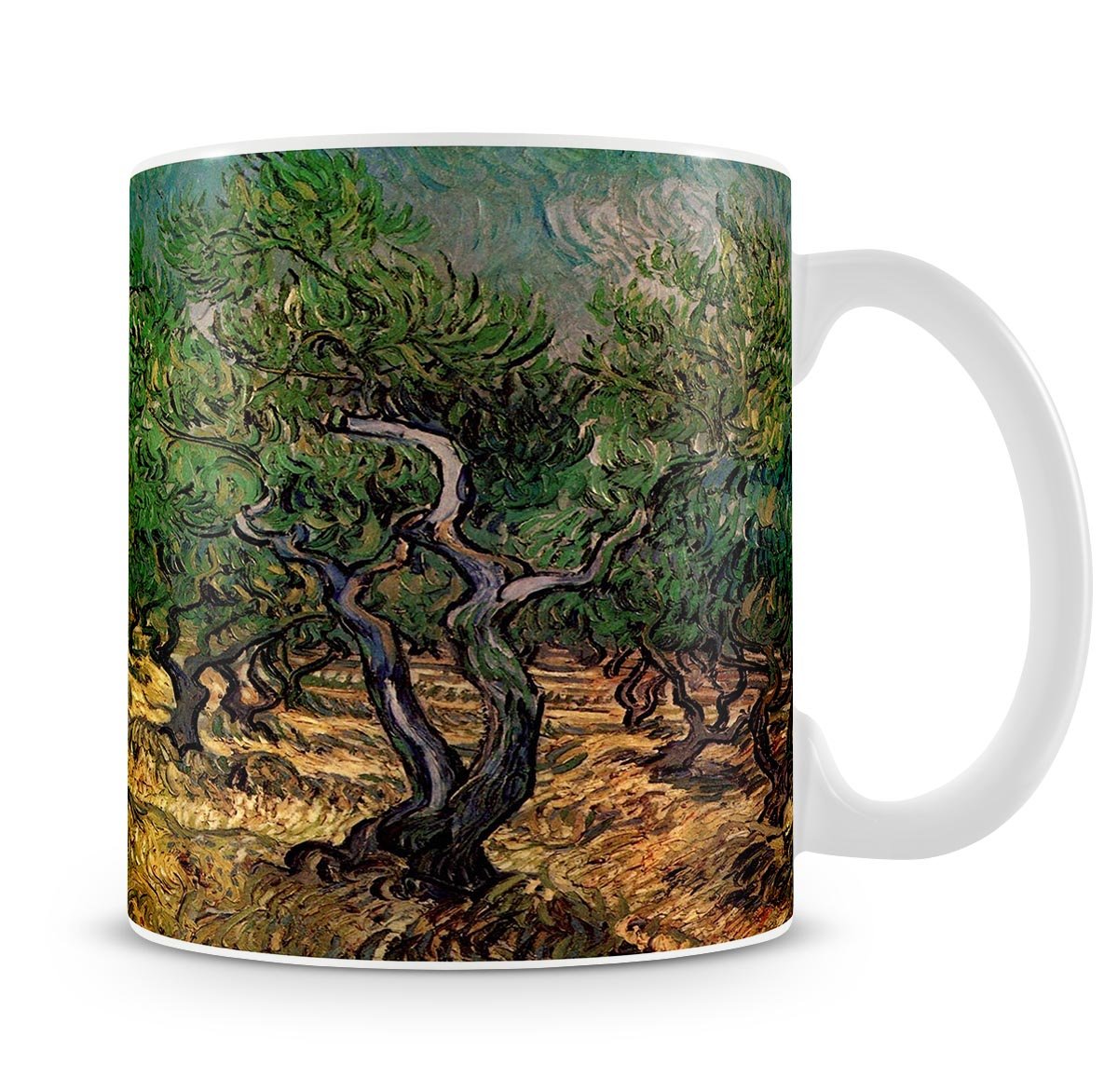 Olive Grove 2 by Van Gogh Mug - Canvas Art Rocks - 4