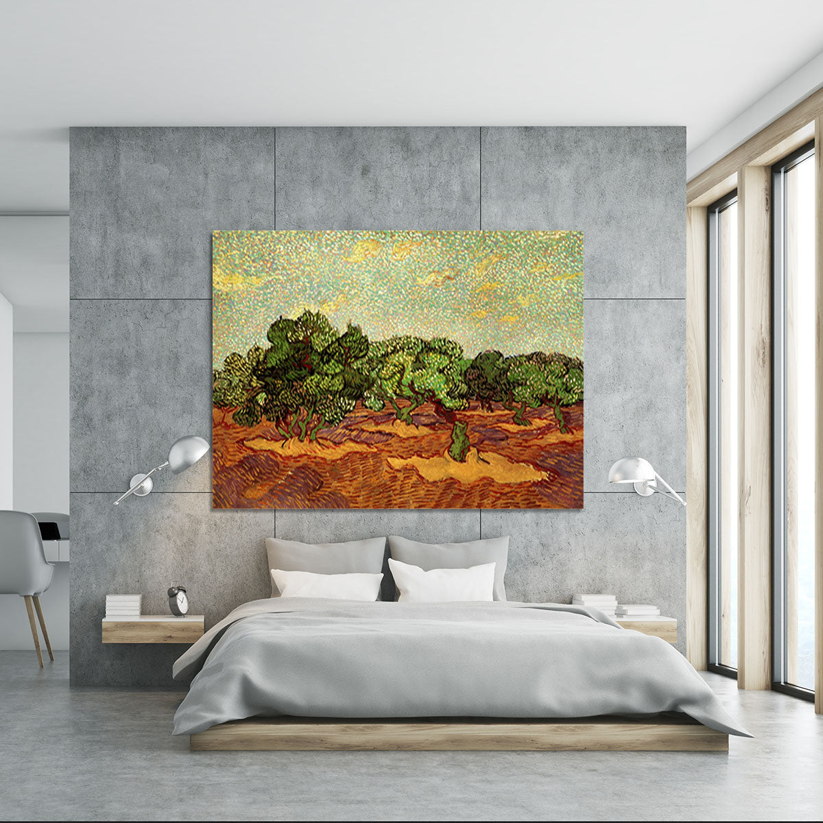 Olive Grove Pale Blue Sky by Van Gogh Canvas Print or Poster - Canvas Art Rocks - 5