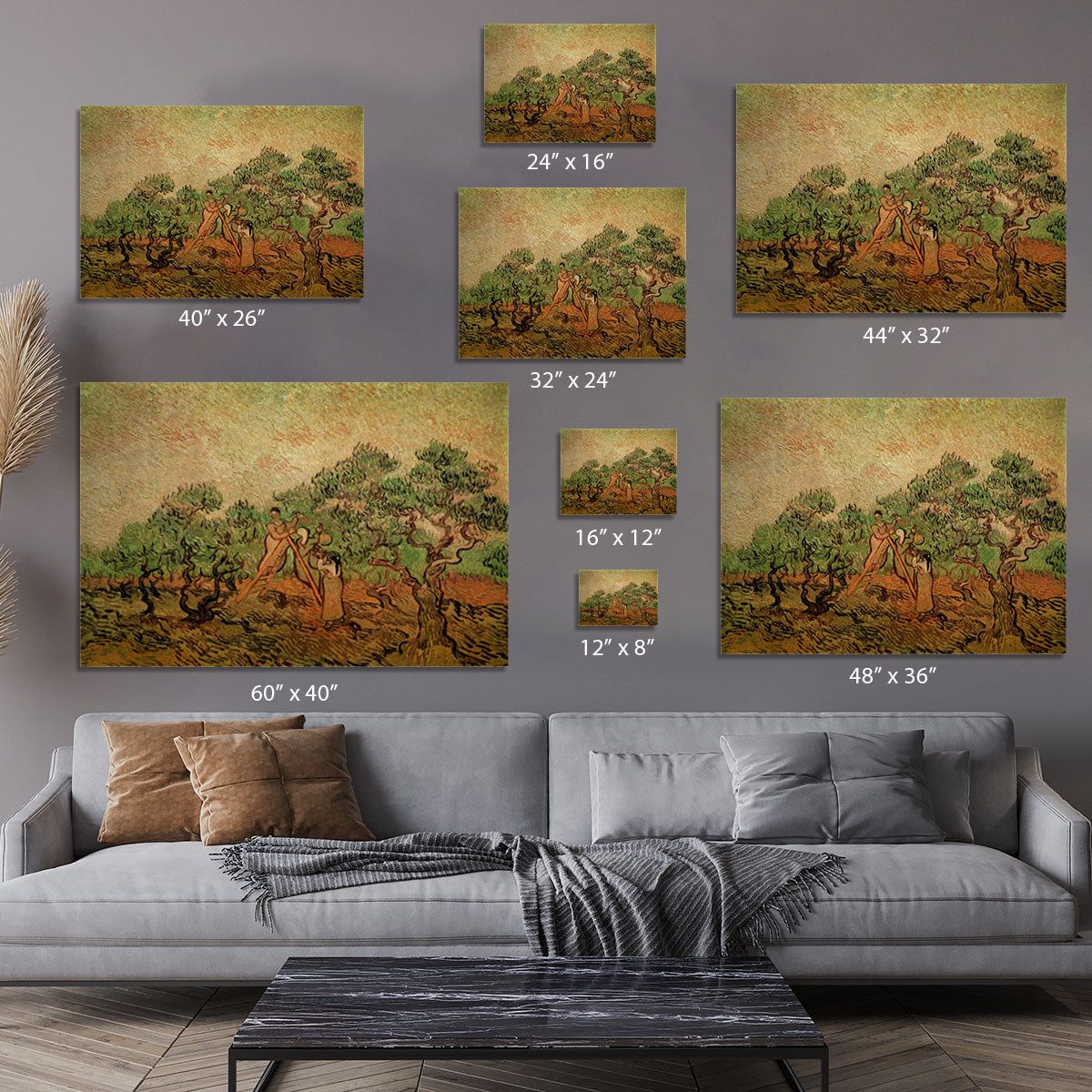 Olive Picking by Van Gogh Canvas Print or Poster - Canvas Art Rocks - 7