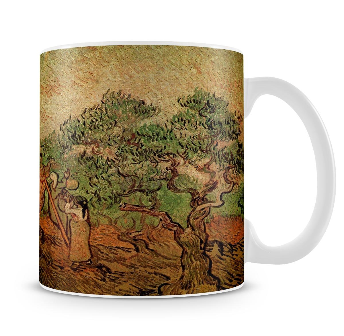 Olive Picking by Van Gogh Mug - Canvas Art Rocks - 4