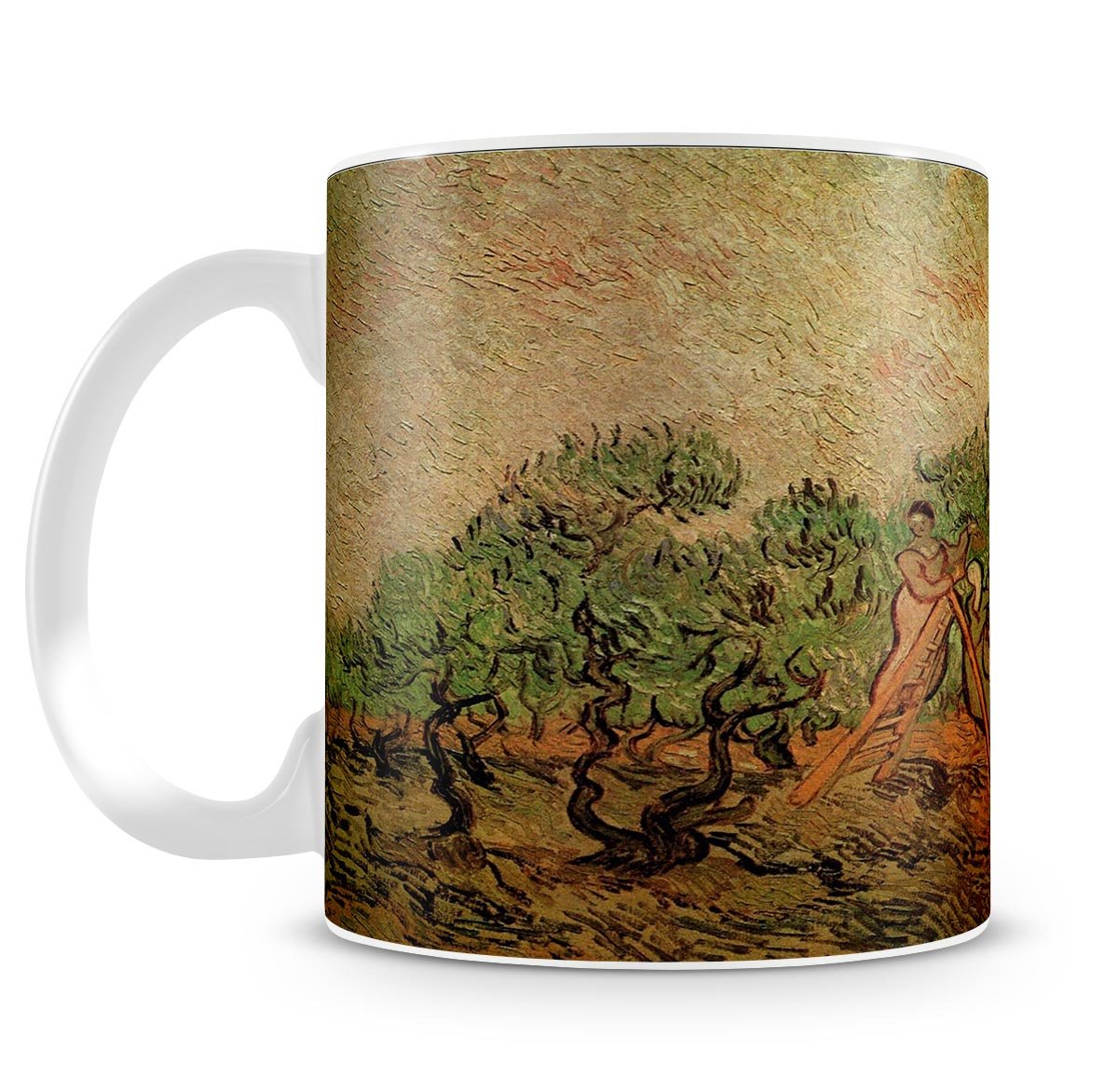 Olive Picking by Van Gogh Mug - Canvas Art Rocks - 4