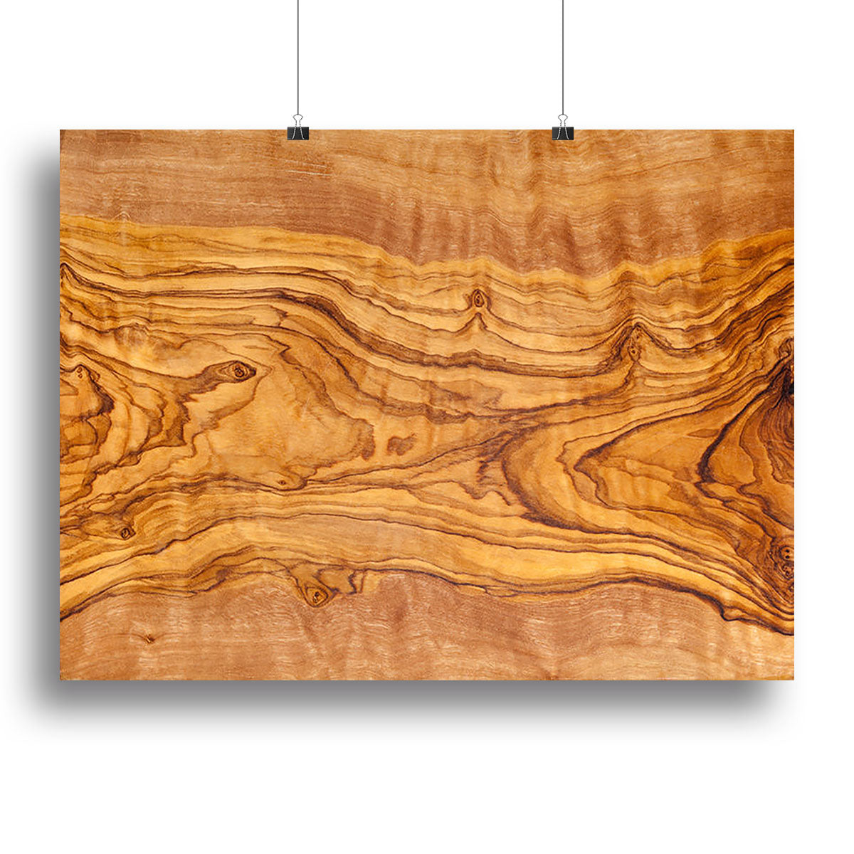 Olive tree wood slice Canvas Print or Poster - Canvas Art Rocks - 2
