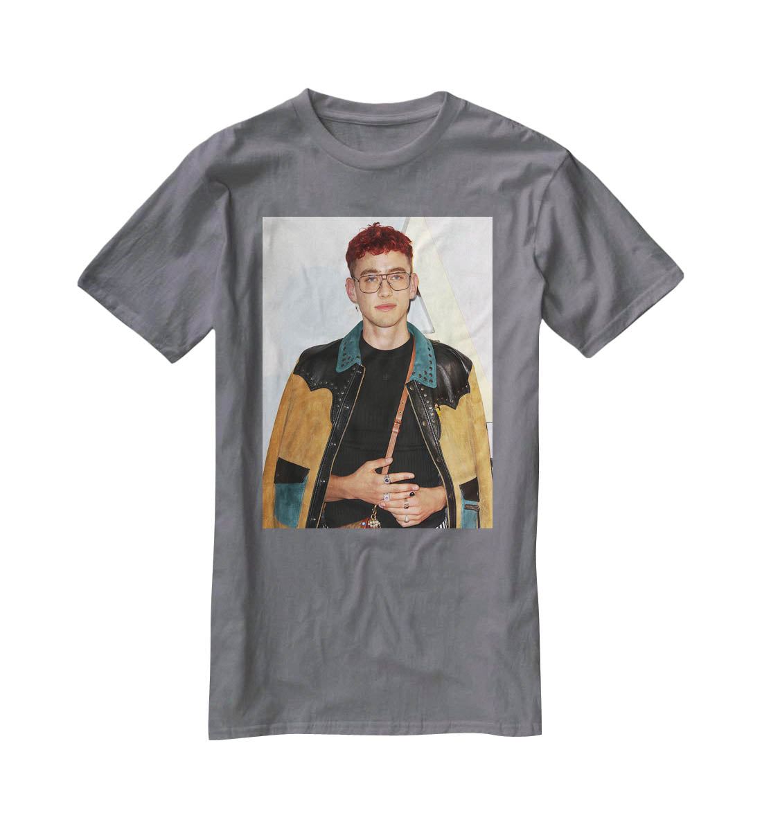 Olly Alexander at A Star is Born UK Premiere T-Shirt - Canvas Art Rocks - 3