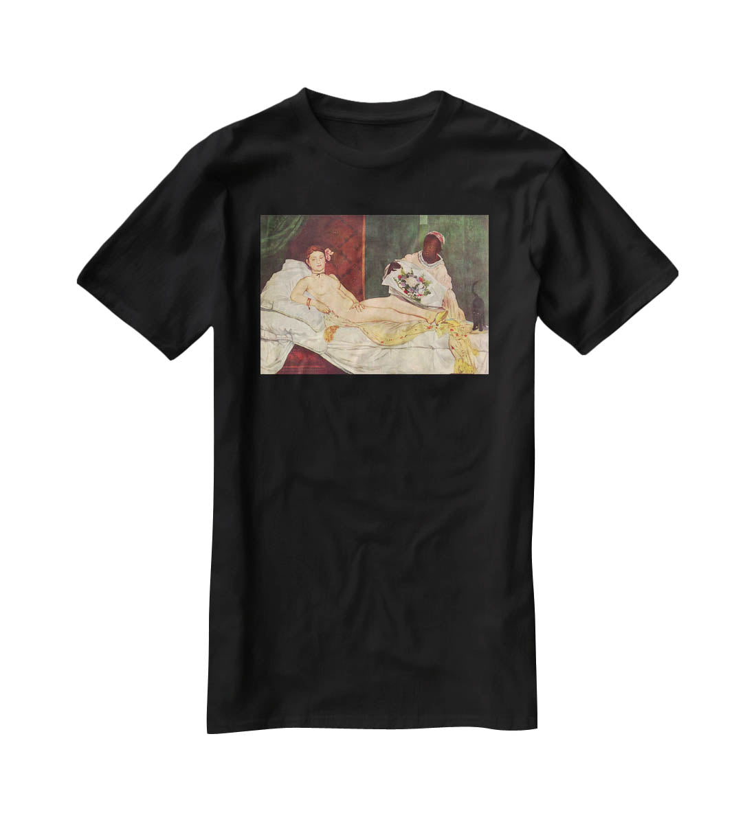 Olympia 1 by Manet T-Shirt - Canvas Art Rocks - 1