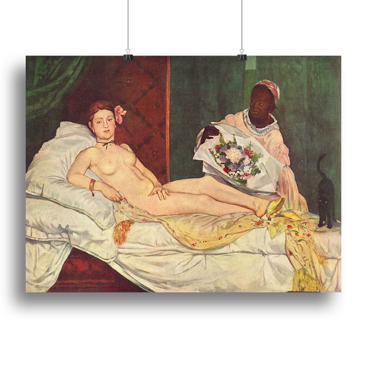 Olympia 1 by Manet Canvas Print or Poster - Canvas Art Rocks - 2