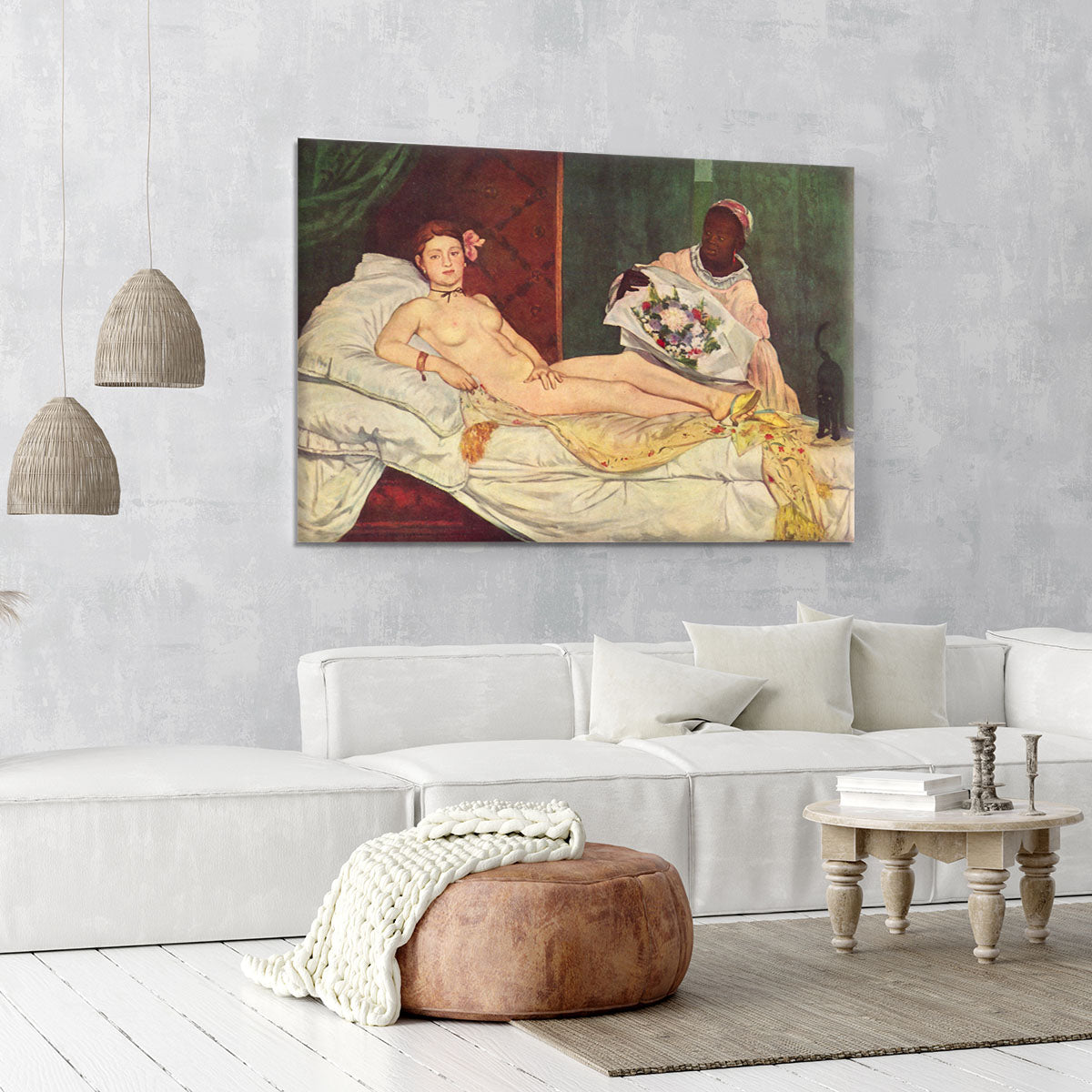 Olympia 1 by Manet Canvas Print or Poster - Canvas Art Rocks - 6