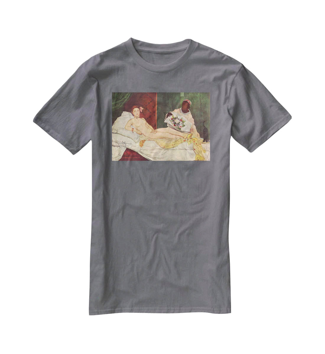 Olympia 1 by Manet T-Shirt - Canvas Art Rocks - 3