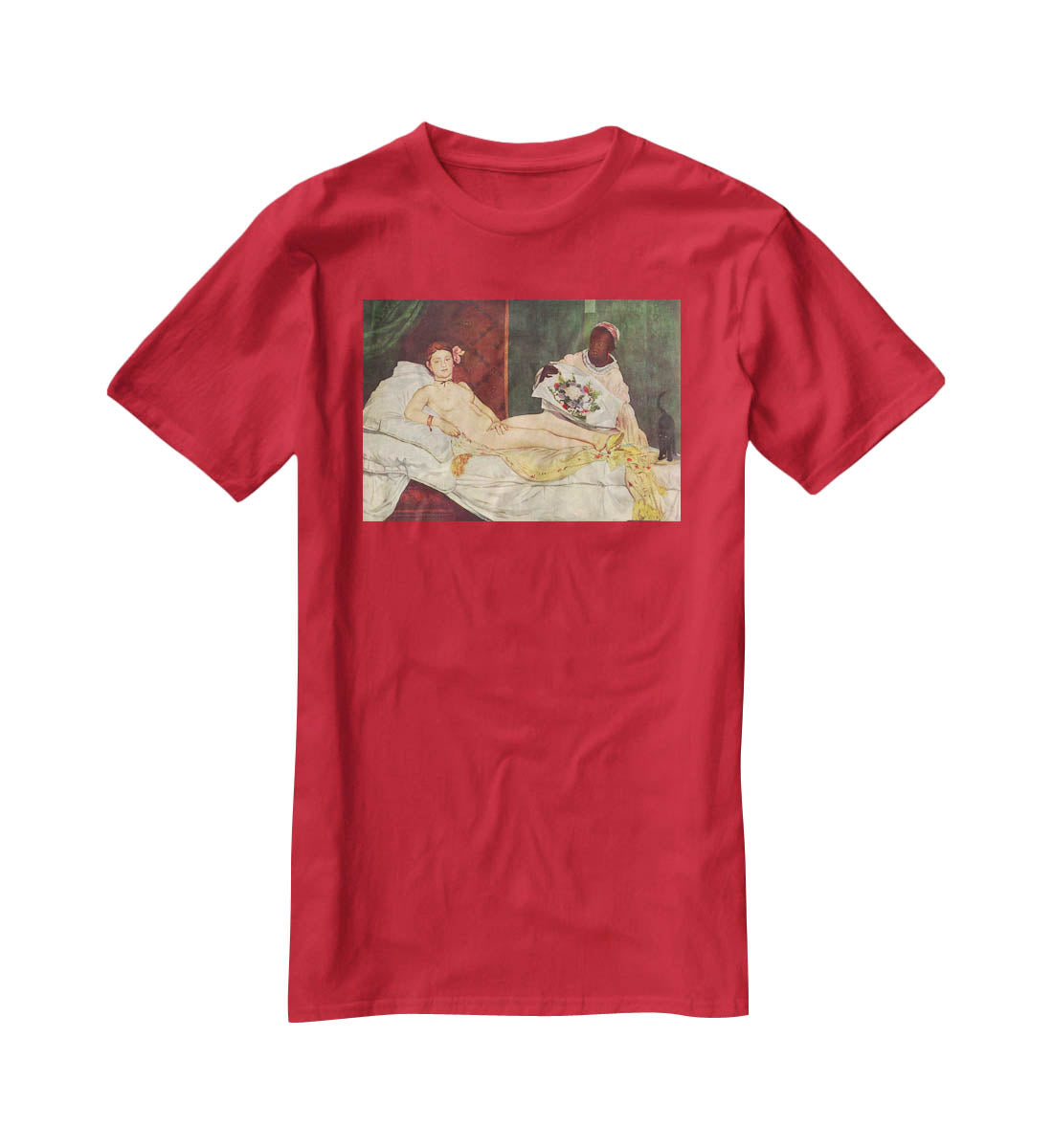 Olympia 1 by Manet T-Shirt - Canvas Art Rocks - 4