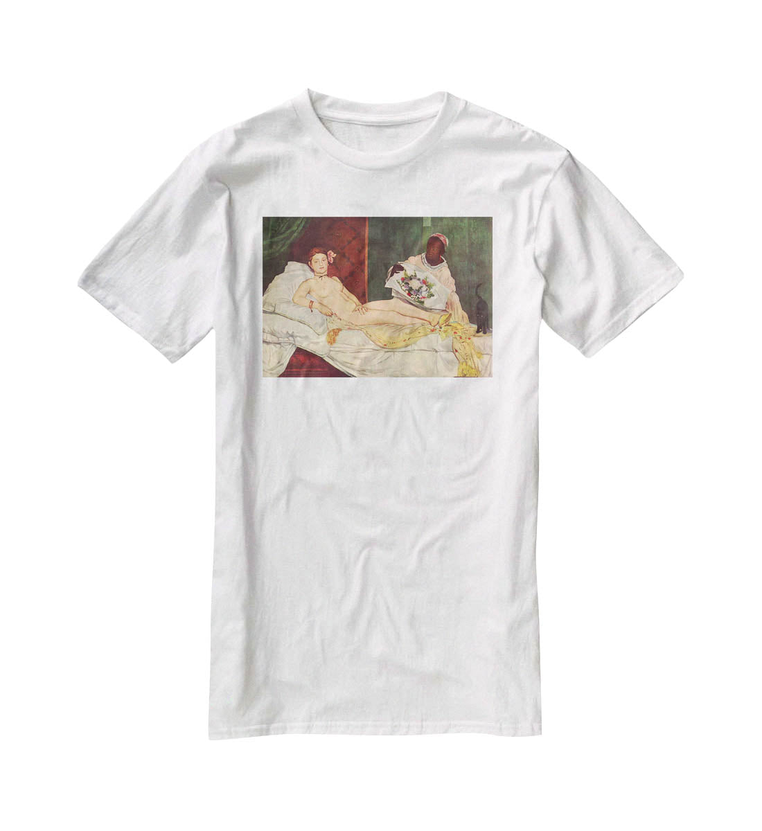 Olympia 1 by Manet T-Shirt - Canvas Art Rocks - 5