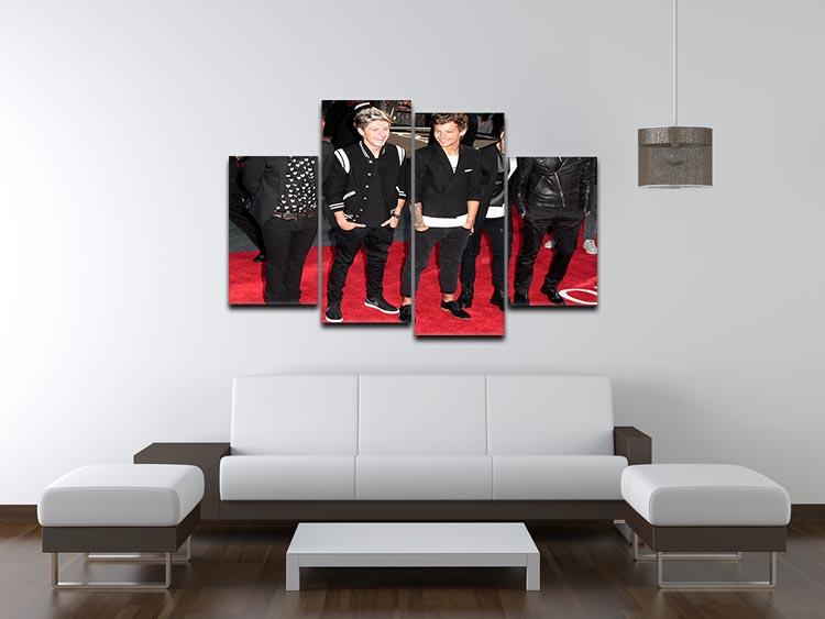 One Direction on the red carpet 4 Split Panel Canvas - Canvas Art Rocks - 3