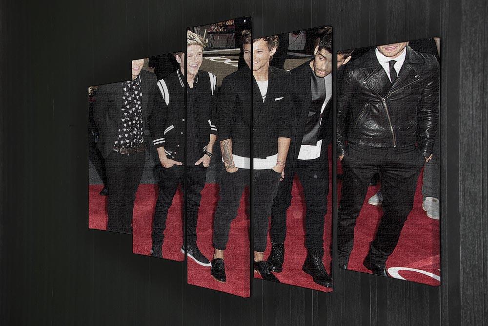 One Direction on the red carpet 5 Split Panel Canvas - Canvas Art Rocks - 2