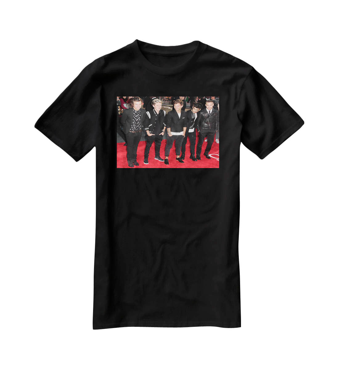 One Direction on the red carpet T-Shirt - Canvas Art Rocks - 1