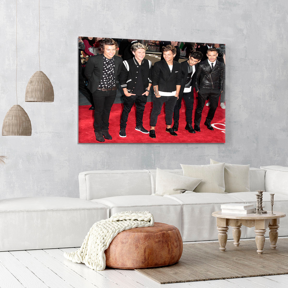 One Direction on the red carpet Canvas Print or Poster - Canvas Art Rocks - 6