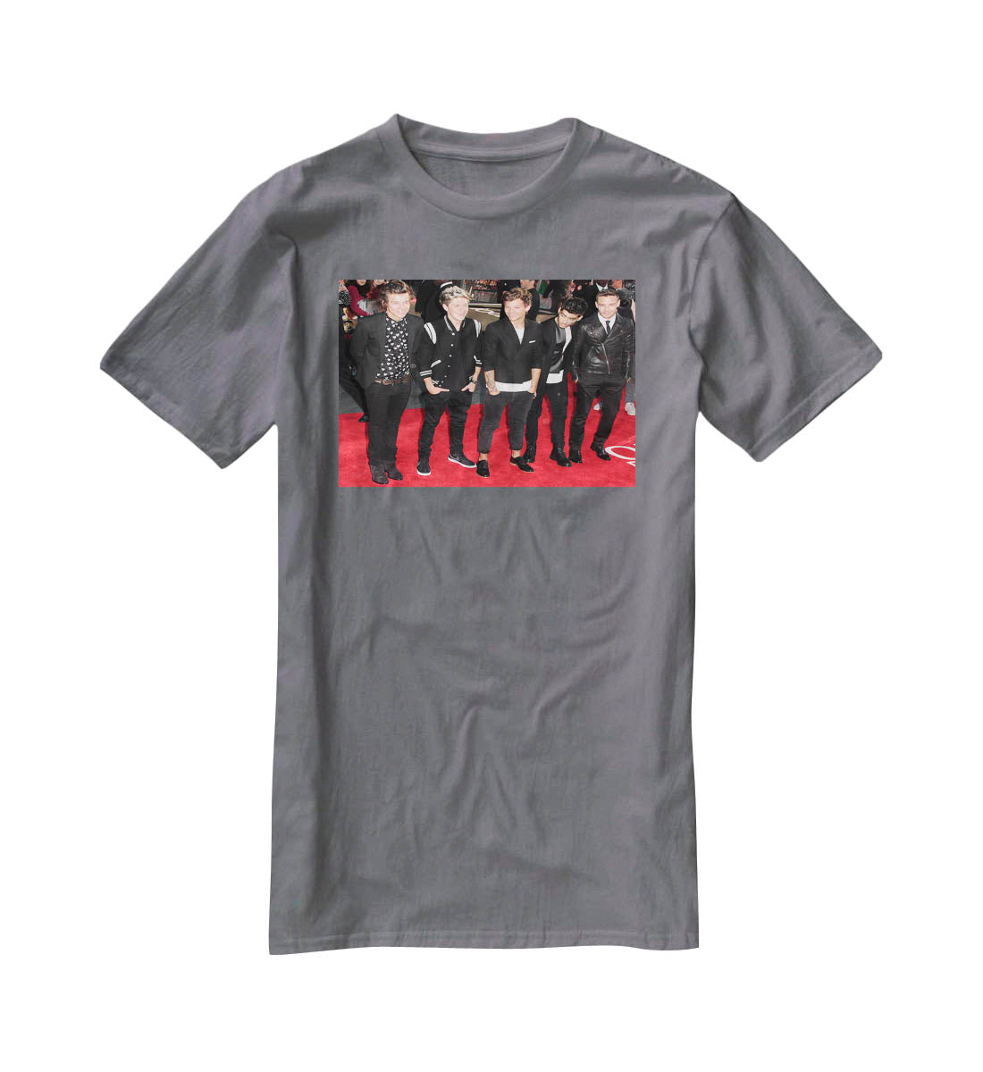 One Direction on the red carpet T-Shirt - Canvas Art Rocks - 3