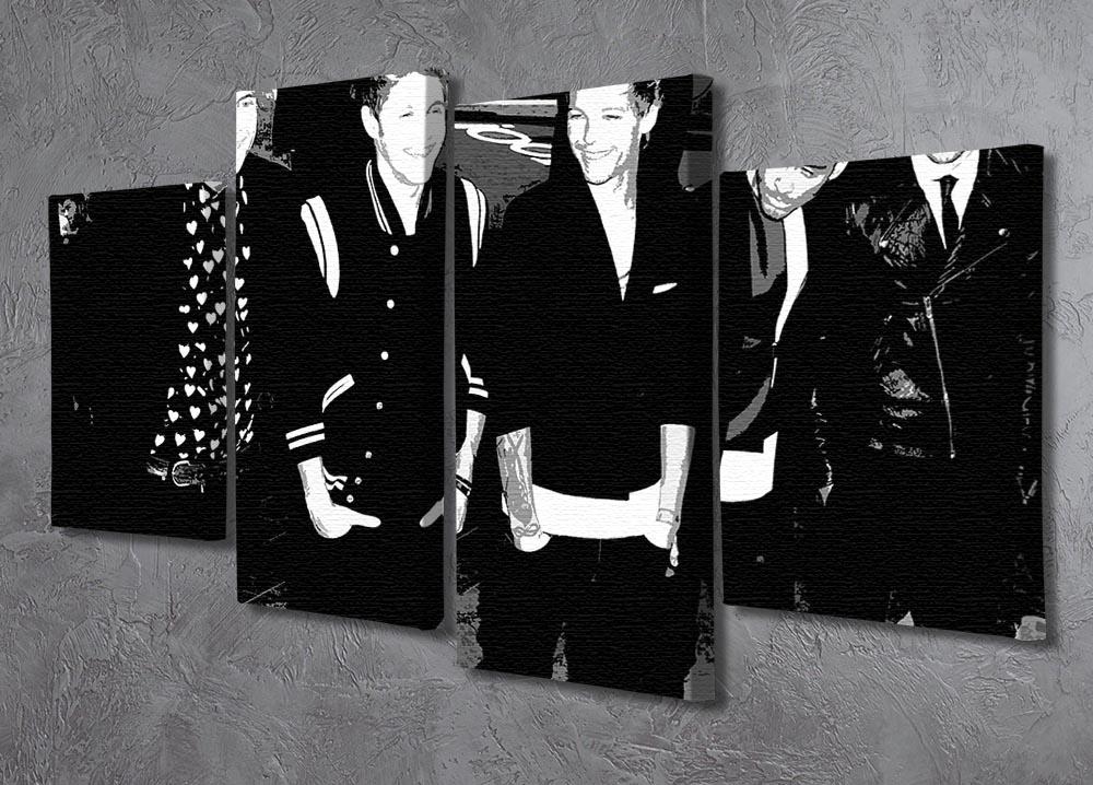 One Direction on the red carpet Pop Art 4 Split Panel Canvas - Canvas Art Rocks - 2