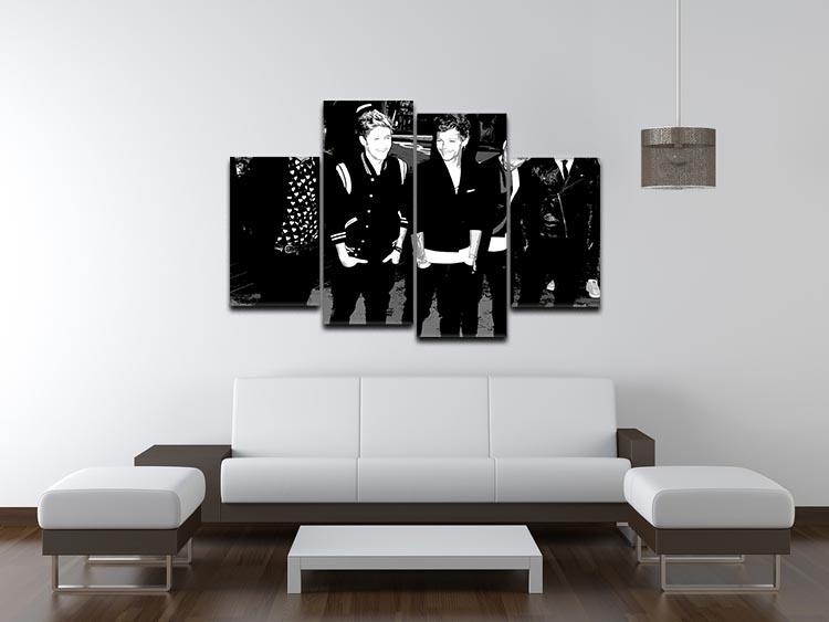 One Direction on the red carpet Pop Art 4 Split Panel Canvas - Canvas Art Rocks - 3