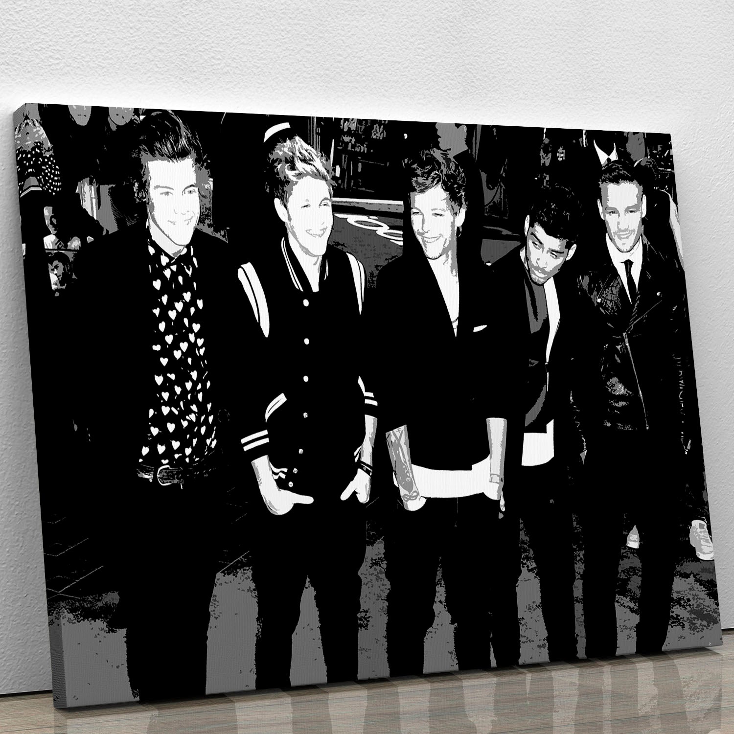 One Direction on the red carpet Pop Art Canvas Print or Poster - Canvas Art Rocks - 1