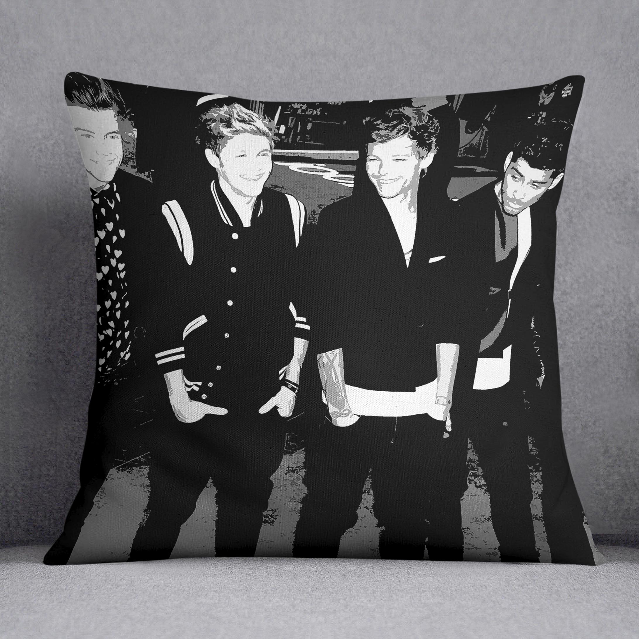 One Direction on the red carpet Pop Art Cushion