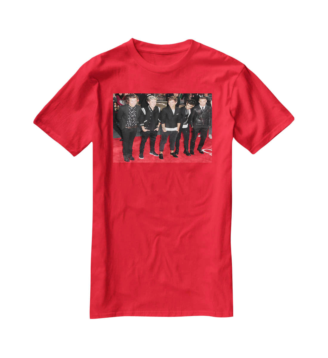 One Direction on the red carpet T-Shirt - Canvas Art Rocks - 4