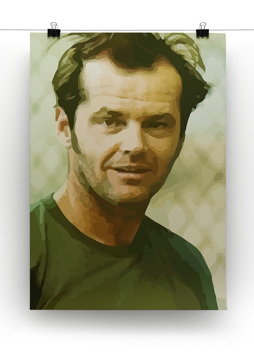 One Flew Over The Cuckoos Nest Coloured Print - Canvas Art Rocks - 2