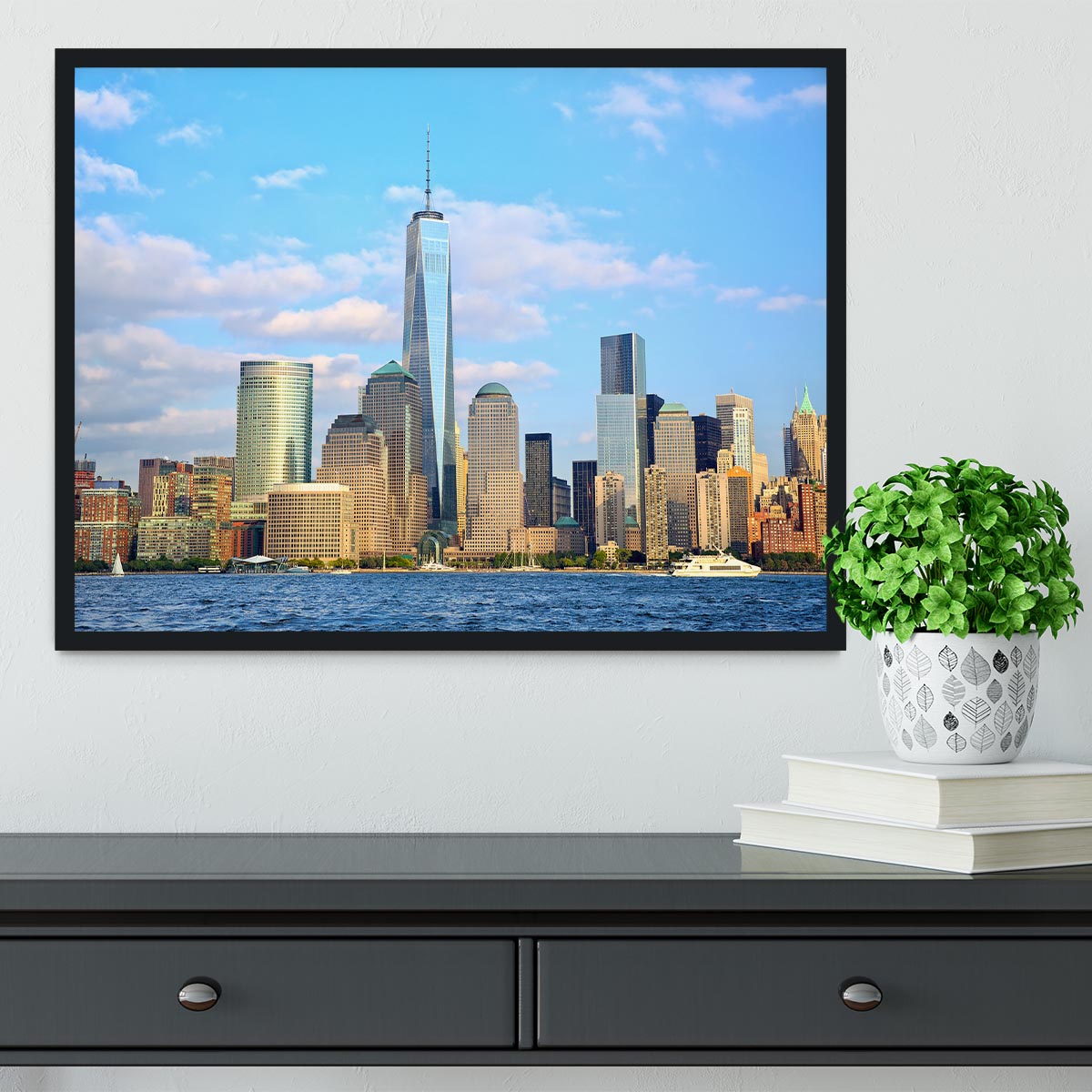 One World Trade Center Framed Print - Canvas Art Rocks - 2