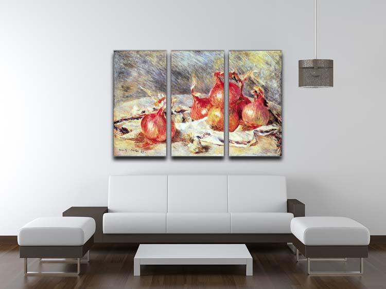 Onions by Renoir 3 Split Panel Canvas Print - Canvas Art Rocks - 3