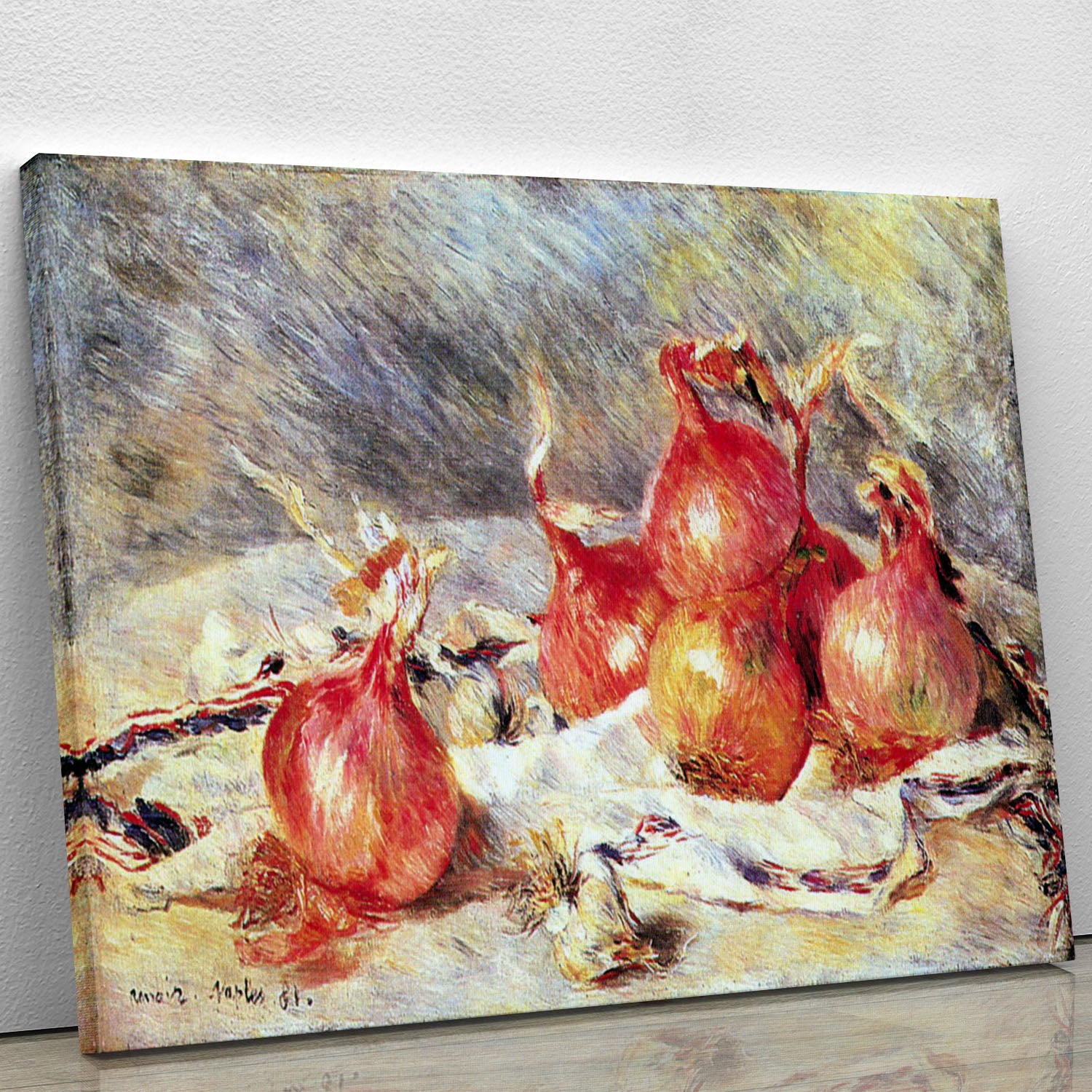 Onions by Renoir Canvas Print or Poster - Canvas Art Rocks - 1