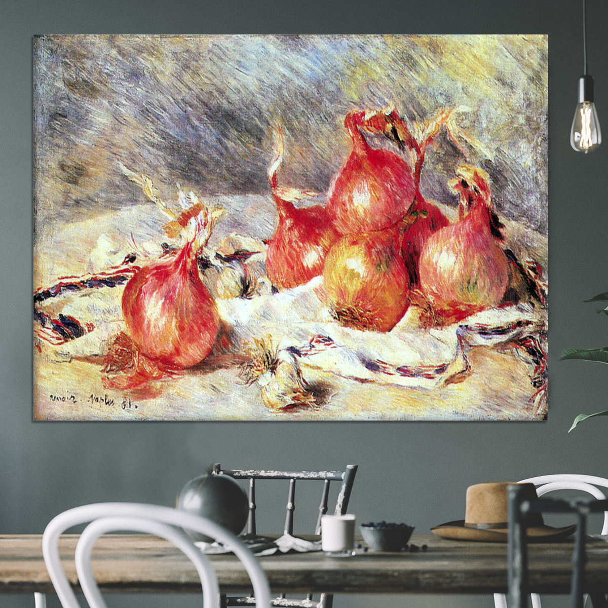 Onions by Renoir Canvas Print or Poster - Canvas Art Rocks - 3