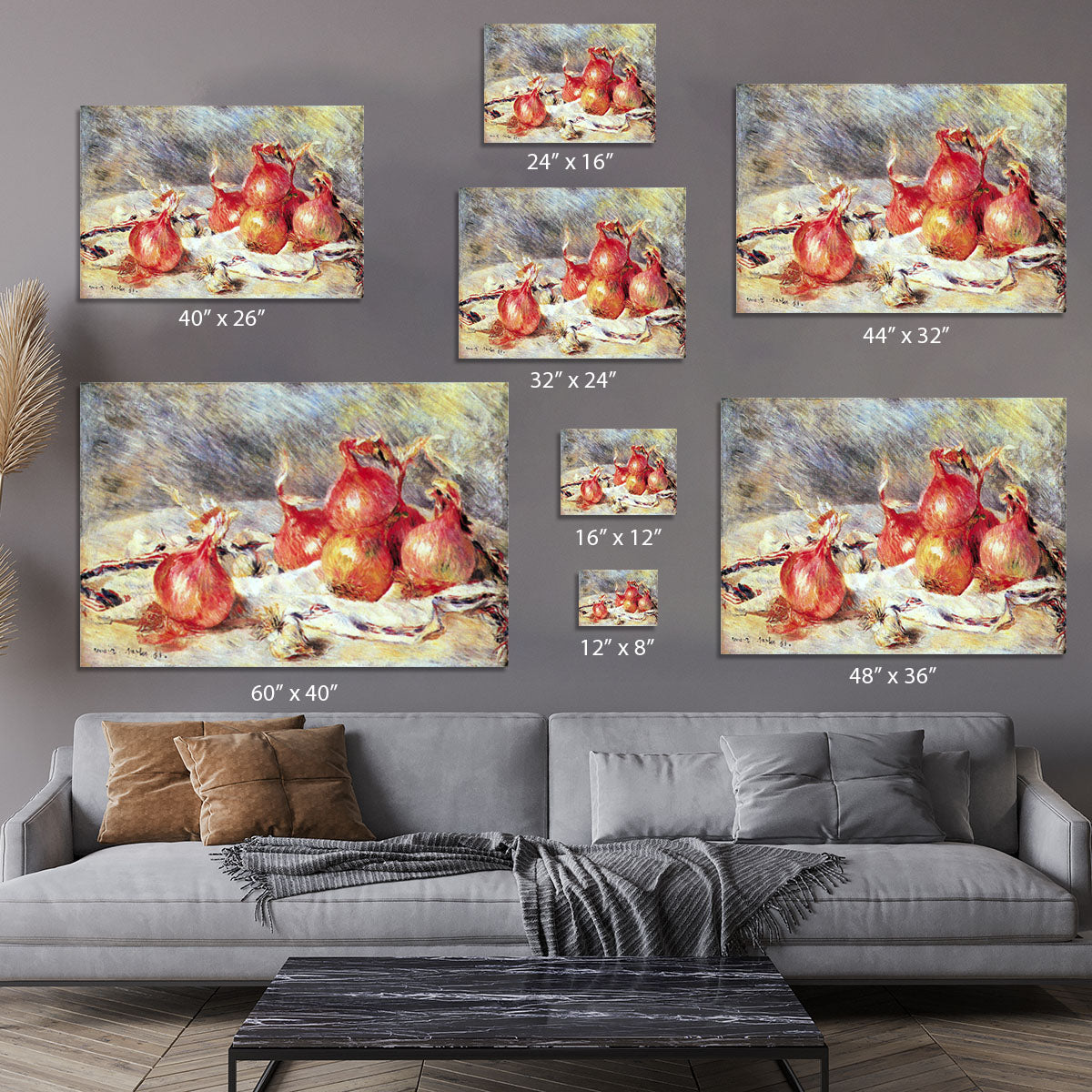Onions by Renoir Canvas Print or Poster - Canvas Art Rocks - 7