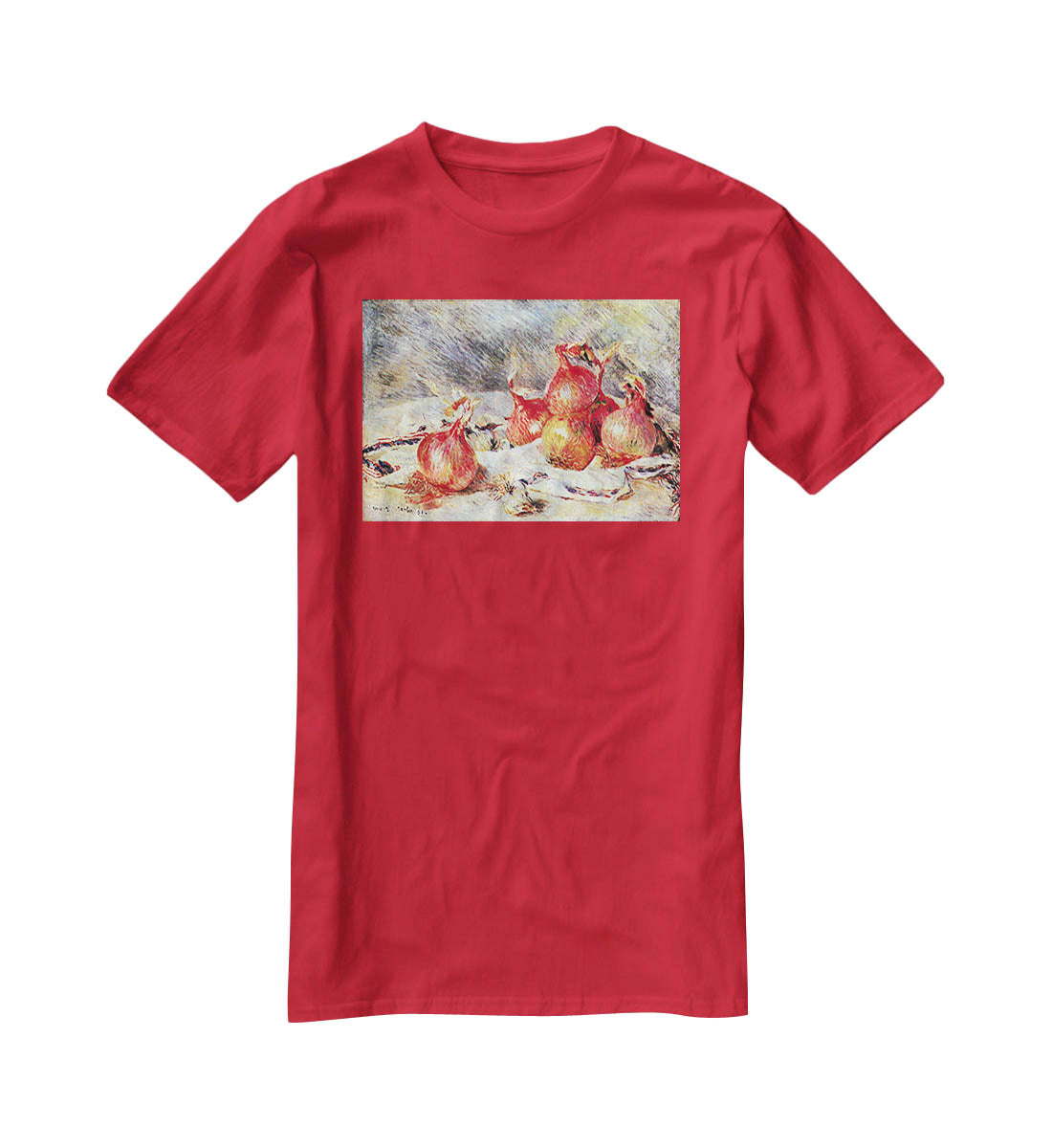 Onions by Renoir T-Shirt - Canvas Art Rocks - 4