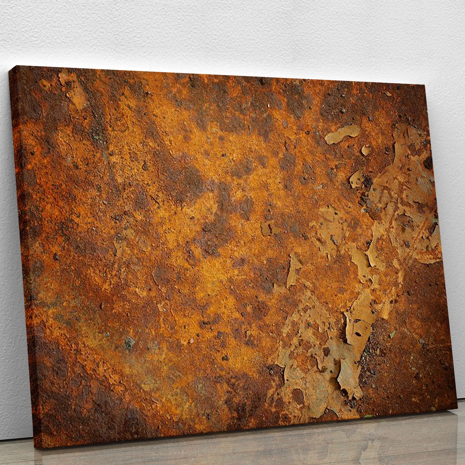 Orange rust grunge abstract Canvas Print or Poster - Canvas Art Rocks - 1