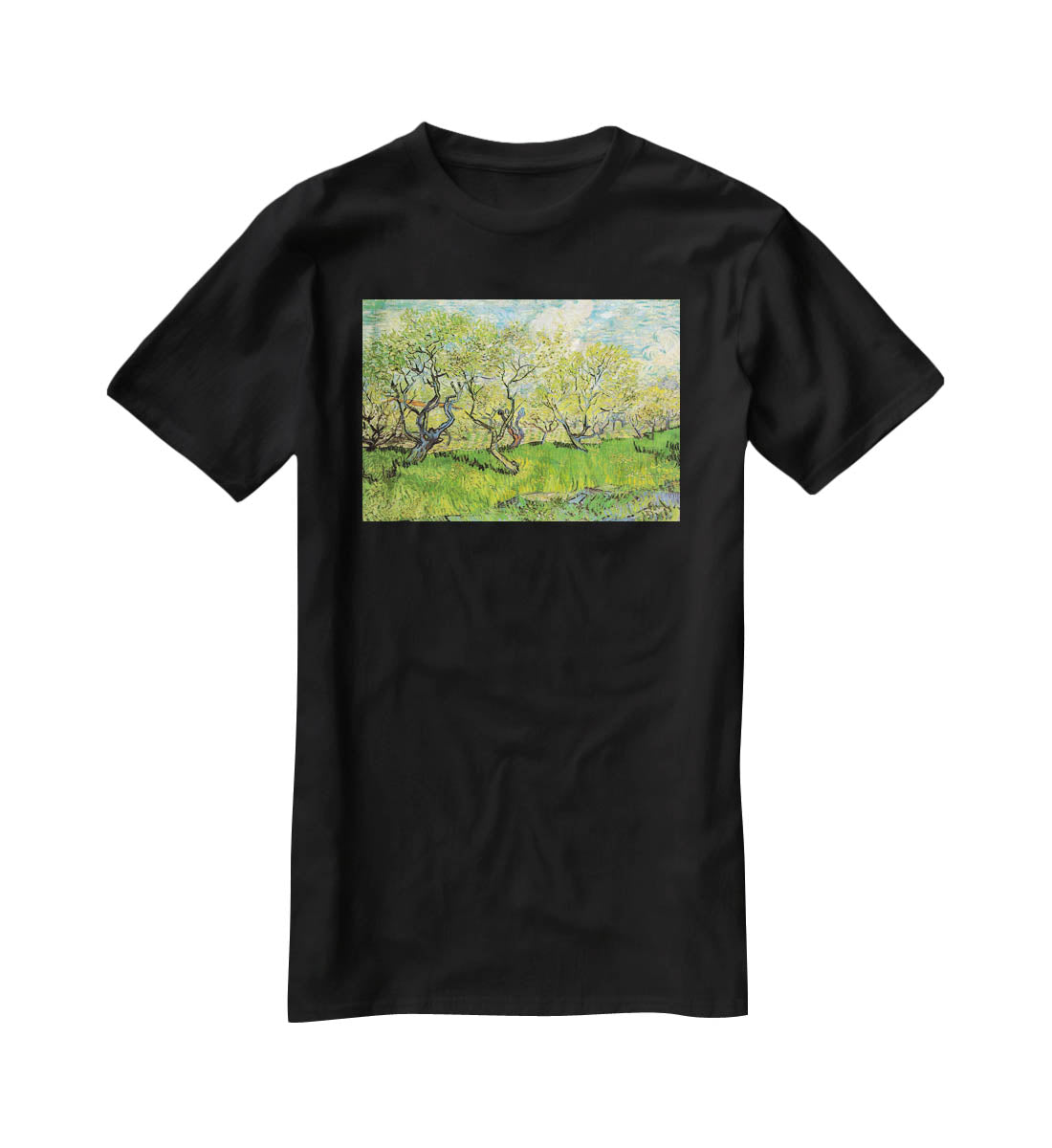 Orchard in Blossom 2 by Van Gogh T-Shirt - Canvas Art Rocks - 1