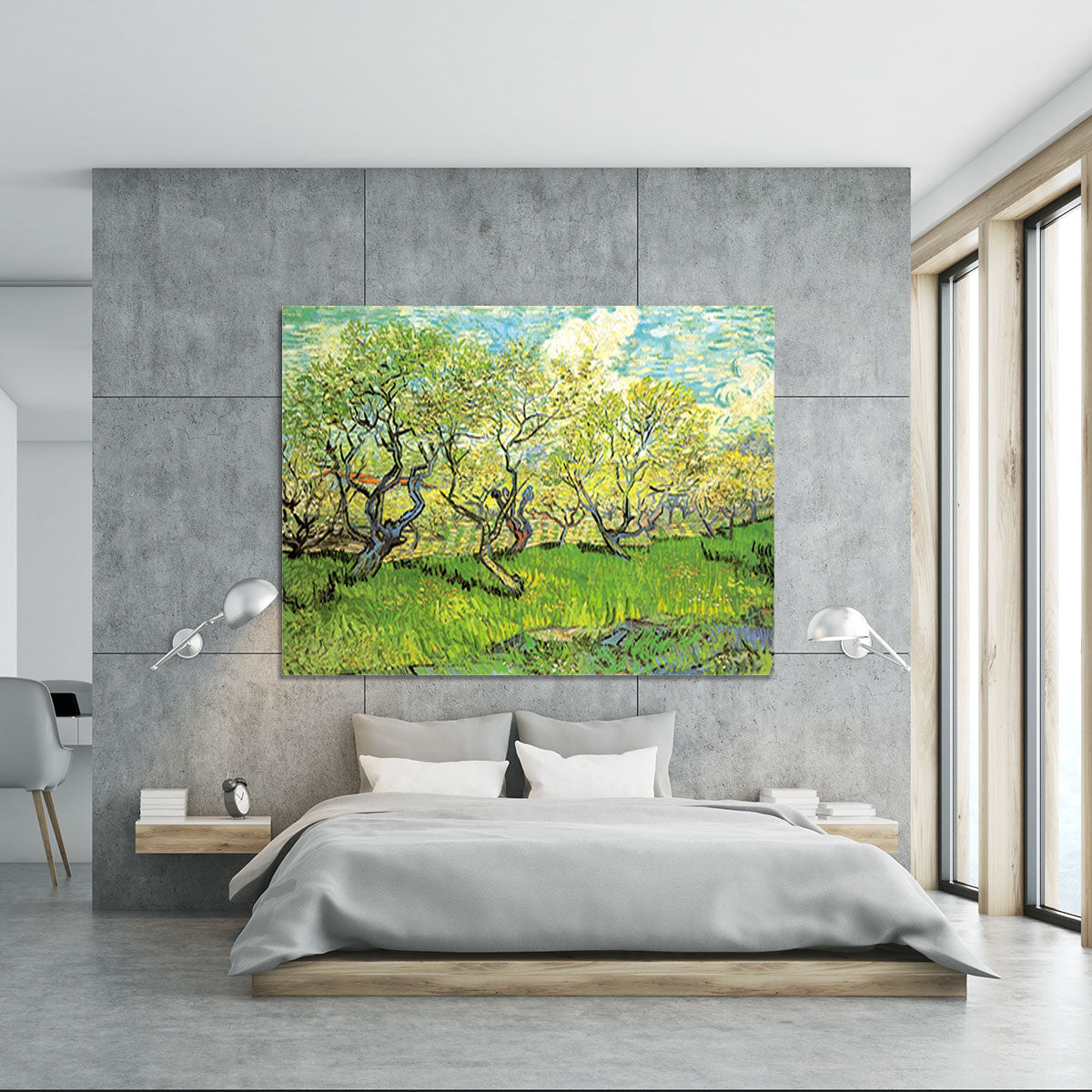 Orchard in Blossom 2 by Van Gogh Canvas Print or Poster - Canvas Art Rocks - 5