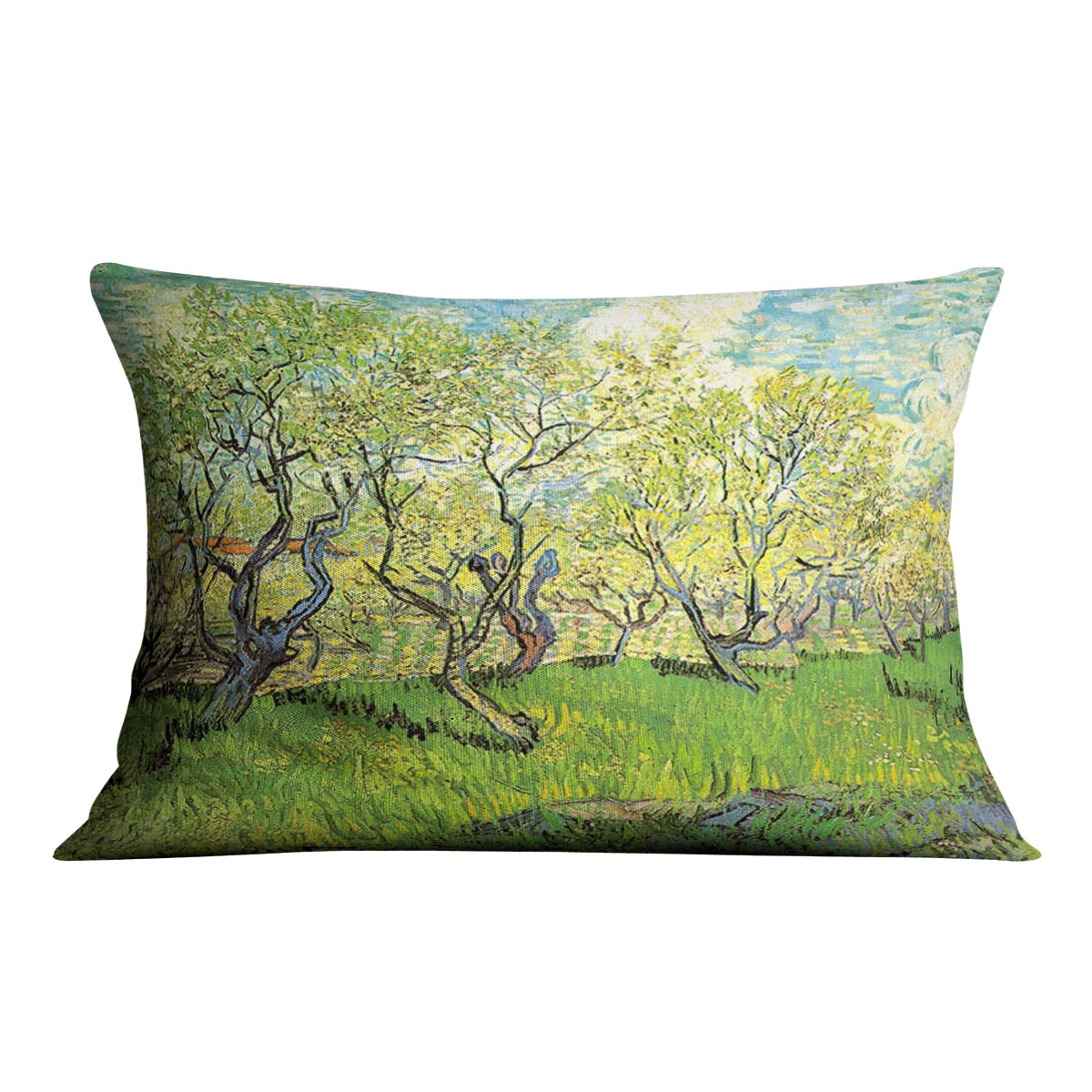 Orchard in Blossom 2 by Van Gogh Cushion