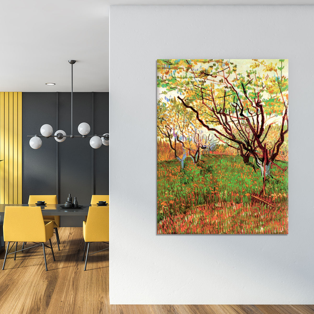 Orchard in Blossom by Van Gogh Canvas Print or Poster - Canvas Art Rocks - 4